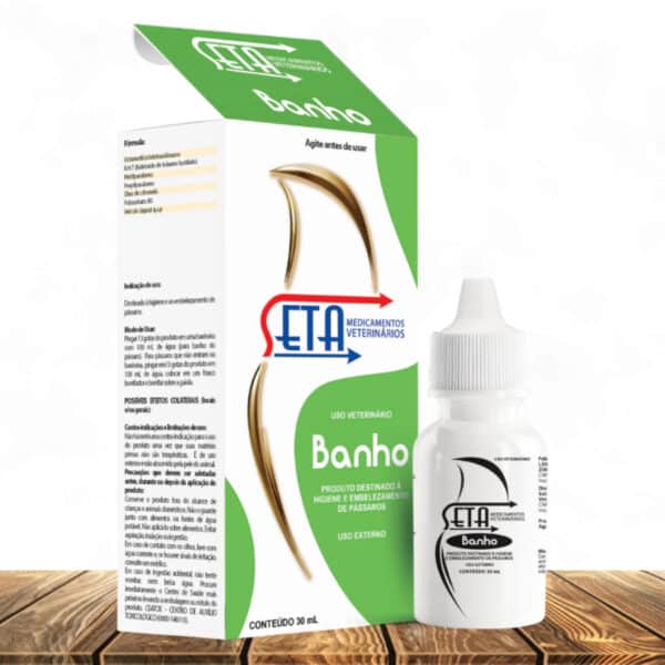 Seta Banho Higiene Passaros Repelente Natural Brilho Maciez