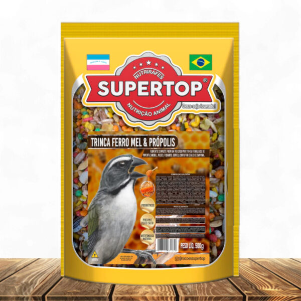 Ração Supertop Trinca Ferro Mel e Própolis 500g